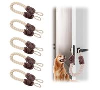 agctrler 5Pcs Door Stop Rope, Anti-Crash Door Handles Rope for Noise Reducing and Quiet Doors, Anti-Collision Baby Safety Finger Pinch Guard Protectors Prevent Kids Babies Pets Injuries