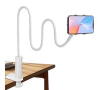 agctrler Gooseneck Phone Holder for Bed, 138 cm Flexible Lazy Arm Cell Phone Stand Holder 360 Adjustable Clamp Bracket Mount Desk for iPhone 16 15 14 13 12 11 Pro Samsung 4-6.5"