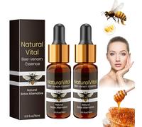agctrler Pack of 2 Bee Venom Serum Against Wrinkles Face, Bee Venom Anti Ageing Serum, Bee Venom Essence, Moisture Improve Skin Fade Fine Lines