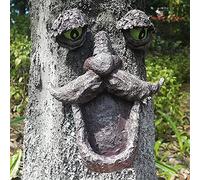 AGDLLYD Garden Tree Faces,Old Man Tree Face Garden Tree Ornaments Outdoor Whimsical Tree Decorations Tree Face Birdfeeder Tree Trunk Decor - Suitable to Hang Indoors or Outdoors