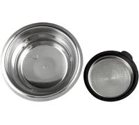 agdom24h_Parts Coffee Filter, Stainless Steel, 2 Cups, DLSC401 Compatible with DeLonghi Dedica, Automatic Cappuccino, Icona Vintage, Scultura, Distinta Series