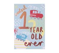 Age 1 Birthday Card from Hallmark - Steam Train Design