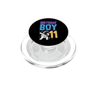 Age 11 Year Old Birthday Boy Dabbing Space Exploration Theme PopSockets PopGrip for MagSafe