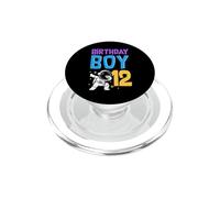 Age 12 Year Old Birthday Boy Dabbing Space Exploration Theme PopSockets PopGrip for MagSafe