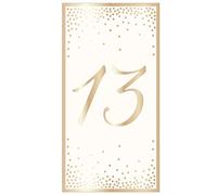 Age 13 Money Gift Wallet - Money, Gift Cards, VOUCHERS - Blank Space for Personal Message One Size DBV-A13-MW