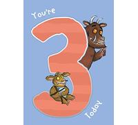 Age 3 Birthday Card, The Gruffalo Age 3 Birthday Card, Birthday Card for Age 3 The Gruffalo, 3rd Birthday Card