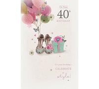 Age 40 Celebrate in Style Birthday Card