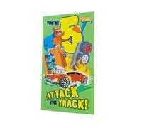 Hot Wheels Age 5 Birthday Card
