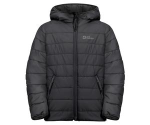 (Age 6-8, Phantom) Jack Wolfskin Unisex Zenon Juniors Kids Windproof Water Repellent Jacket