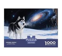 Age 8+ 1000 Puzzle PiecesHusky for Children And Adults, Home Decoration, Visual Enjoyment Game, Challenge The Impossible70x50cm/1000pcs