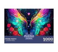 Age 8+ 1000 Puzzle PiecesRose for Children And Adults, Home Decoration, Visual Enjoyment Game, Challenge The Impossible38x26cm/1000pcs