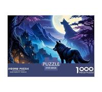 Age 8+ 1000 Puzzle PiecesWolf for Children And Adults, Home Decoration, Visual Enjoyment Game, Challenge The Impossible38x26cm/1000pcs