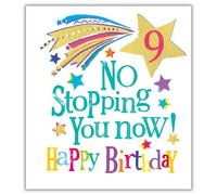 Age 9 Birthday Card, Brightside Age 9 Birthday Card, 9th Birthday Card Brightside, Happy 9th Birthday Card