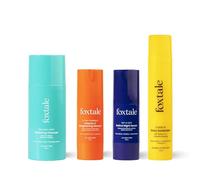 Age Defender Routine (Dewy) Skin Care Kit | Retinol Night Serum 30ml + Vitamin C Face Serum 30ml + Cleanser Face Wash 100ml + Dewy Finish Sunscreen 50ml