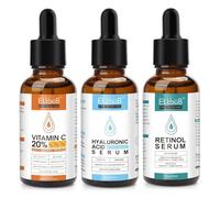 Age Defying Facial Serum - Vitamin C, Retinol & Hyaluronic Acid Serum Set for Wrinkles, Fine Lines, Skin Firmness & Moisture Retention - Collagen Boost & Deep Nourishment