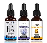 Age Defying Serum 3 Pack - Retinol Serum - Collagen Serum for Face - Moisturizing & Hydrating Skin Hyaluronic Acid - Anti Aging Skincare for Women & Men - Reduce Fine Line & Soothe Wrinkle Skin Care