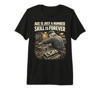Age is Just A Number Skill is Forever Mechanic Premium T-Shirt