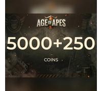 Age of Apes - 5,000 + 250 Coin Direct Top-Up - GLOBAL