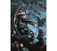 Age of Dragons Rock Dragon Draco Petra Fantasy Art Anne Stokes Greeting Card