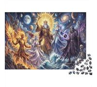 Age of The Gods 1000 Piece Jigsaw Puzzle,Home Wall Decor,Stress Relief,Premium Cardboard,Whimsical Challenge,Great Gifts,Educational Toy,Adults & Kids 14+ 52x38cm