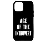 Age Of The Introvert Funny Introvert Socially Awkward Quote Case for iPhone 12 mini