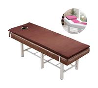 age Table Mattress with Breathing Hole Memory Foam Topper for Beauty Salon & Spa 75x190 cm Brown Ideal for Therapists & Comfort during Treatments
