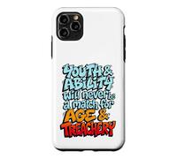 Age & Treachery Cartoon s Wise Adult s Sarcasm Quote Case for iPhone 11 Pro Max