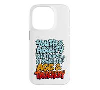 Age & Treachery Cartoon s Wise Adult s Sarcasm Quote Case for iPhone 14 Pro