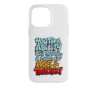 Age & Treachery Cartoon s Wise Adult s Sarcasm Quote Case for iPhone 14 Pro Max