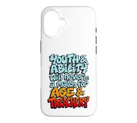 Age & Treachery Cartoon s Wise Adult s Sarcasm Quote Case for iPhone 16