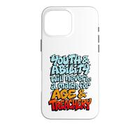 Age & Treachery Cartoon s Wise Adult s Sarcasm Quote Case for iPhone 16 Pro Max