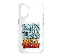 Age & Treachery Cartoon s Wise Adult s Sarcasm Quote Case for iPhone 17