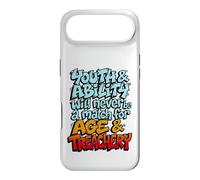 Age & Treachery Cartoon s Wise Adult s Sarcasm Quote Case for iPhone Air
