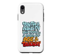 Age & Treachery Cartoon s Wise Adult s Sarcasm Quote Case for iPhone XR