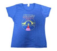 Age Warp Planet Skinny Fit T Shirt Queens Of The Stone Age Blue M