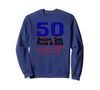 Aged 50 Funny 50th Birthday Decaf Bran Muffins Quote Sweatshirt