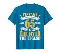 Aged 65 Years The Man The Myth The Legend 65th Birthday T-Shirt