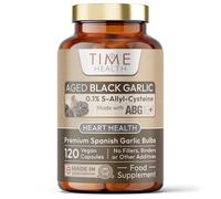 Aged Black Garlic Extract (Fermented) - 320mg - Clinically Proven ABG10+ - Patented Formula - Standardised S-Alyll-Cysteine (SAC) - Vegan - UK Made (120 Count (Pack of 1))