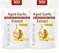 Aged Garlic Extract - 7500mg Odorless Organic Garlic Extract, Vegetarian, 300pcs ,2pcs