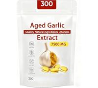 Aged Garlic Extract - 7500mg Odorless Organic Garlic Extract, Vegetarian, Non-GMO, 300pcs ,300pcs