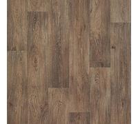 Aged Oak 691D Dark Wood Plank Effect Rimini Vinyl Flooring | - 2m x 1m (6ft6" x 3ft3")