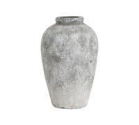 Aged Stone Tall Ceramic Vase
