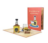 Aged to Perfection 3D Whiskey Pop Up Birthday Card