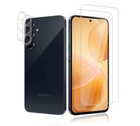 Agedate Pack of 2 + 2 Screen Protectors for Tempered Glass Film for Samsung Galaxy A55 5G Screen Protector Tempered Glass Film