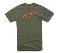 Alpinestars Ageless Classic Tee Mens T-Shirt Regular Fit Top Military Orange