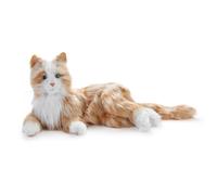 Ageless Innovation Joy For All Interactive Pet Cat - Lifelike & Realistic Companion with Soft Fur and Soothing Purrs, No Assembly Required - Orange Ta