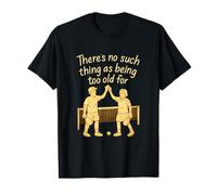 Ageless Pickleball: Vintage Handwritten High-Five Design T-Shirt