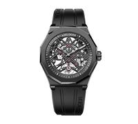 AGELOCER Automatic Watches for Men Original Design, Waterproof Sports Mechanical Watch, Skeleton Men's Watch with Luminous Reading Gift, 6001J1-R, Schwarzwald Series