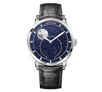 AGELOCER Luxury Automatic Mechanical Watches, Original Men Watch with 3D Moon Phase Watch, 6406A1, Mechanical