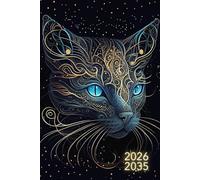 AGENDA 10 AÑOS 2026 2035: Organizador de 120 Meses | Enero 2026-Diciembre 2035 | Planificador Vista Semanal y Mensual A5 | con Vacaciones en España | 287 Páginas.